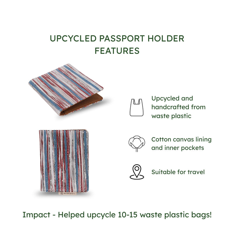 Upcycled Passport Holder & Travel Organiser (PH0028)
