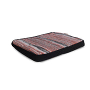 multicolour upcycled laptop sleeve side view