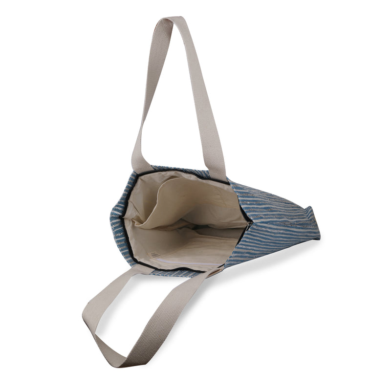 Upcycled Classic Tote (CT0183) | Handcrafted by Artisans